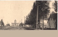 Old Photo of Carrington, ND Courthouse